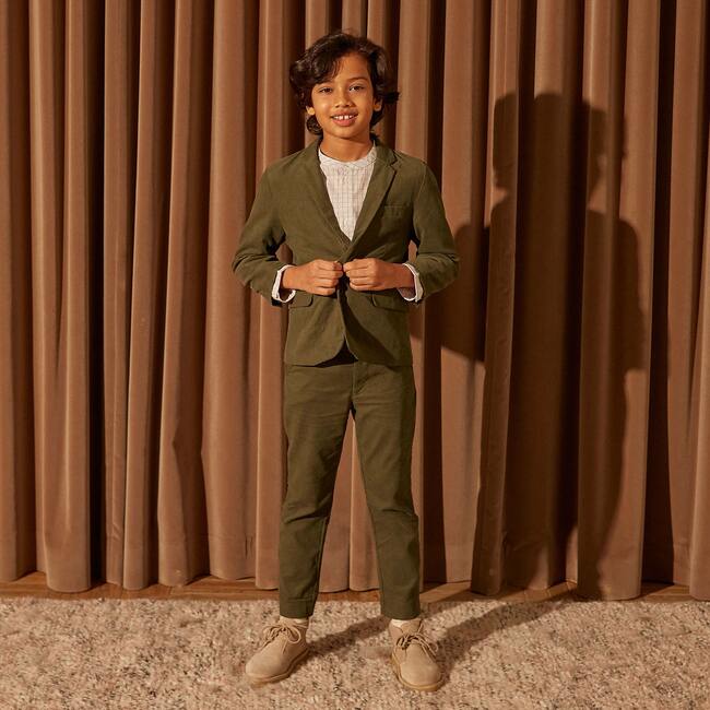Adam Cord Suit, Evergreen - Suits & Separates - 2