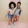 Bingo Colorblock Hoodie, Grey Multi - Sweatshirts - 2