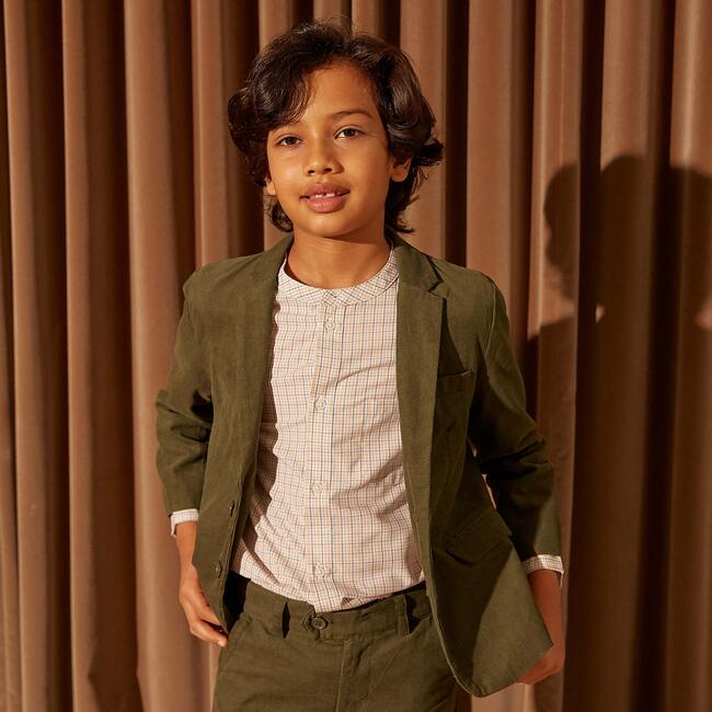 Adam Cord Suit, Evergreen - Suits & Separates - 4