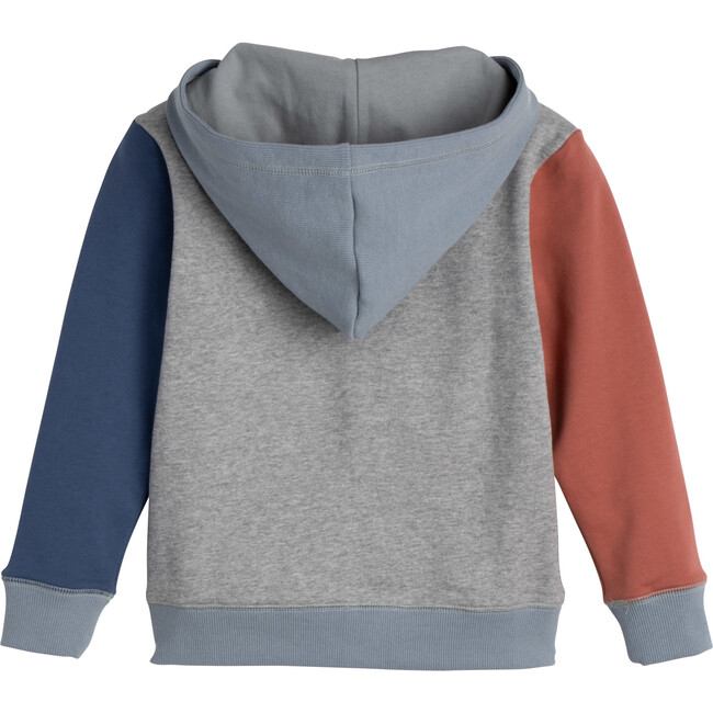 Bingo Colorblock Hoodie, Grey Multi - Sweatshirts - 3