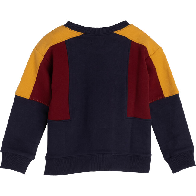 Tyler Colorblock Sweatshirt, Navy Multi - Sweatshirts - 3