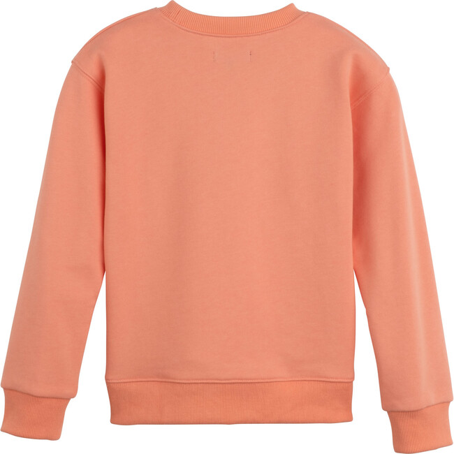 Tres Bien Sweatshirt, Vibrant Peach - Maison Me Tops | Maisonette