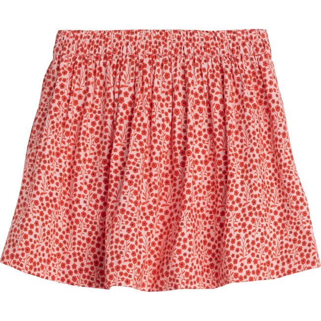 Willow Bow Skirt, Pink Ditsy Floral - Skirts - 2