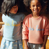 Tres Bien Sweatshirt, Vibrant Peach - Sweatshirts - 4