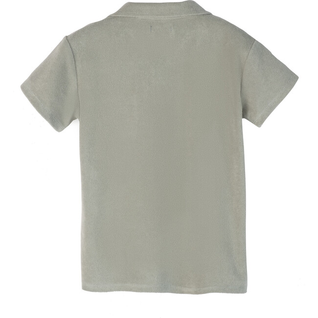 Cyrus Terry Polo, Light Sage - Polo Shirts - 3