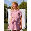 Willow Bow Skirt, Lavender Check - Skirts - 2