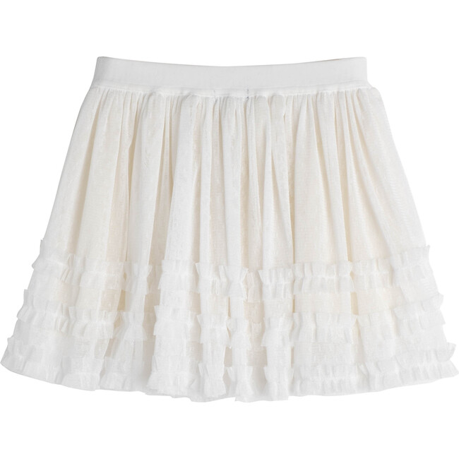 Elle Tulle Skirt, Winter White - Skirts - 3
