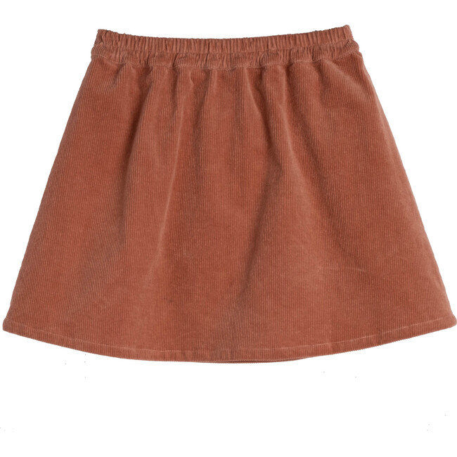 Harper Cord Bow Skirt, Dusty Pink Cord - Skirts - 3