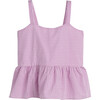 Imani Top, Mini Lavender Gingham - Shirts - 1 - thumbnail