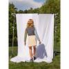 Harper Cord Bow Skirt, Natural Cord - Skirts - 8
