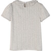 Monique Pointelle Tee, Grey - Shirts - 3
