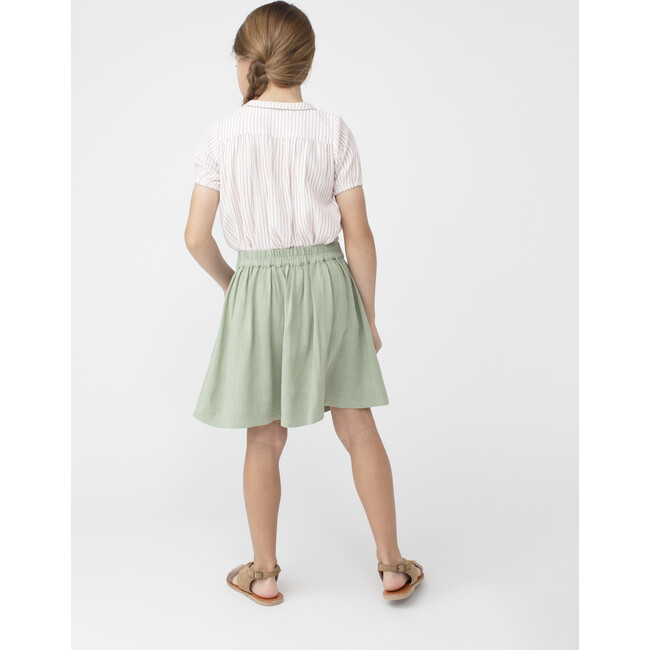 Willow Bow Skirt, Sage - Skirts - 5