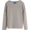 Ruby Striped Long Sleeve, Stone Stripe - Shirts - 1 - thumbnail