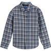 Max Button Down, Blue Check - Shirts - 1 - thumbnail