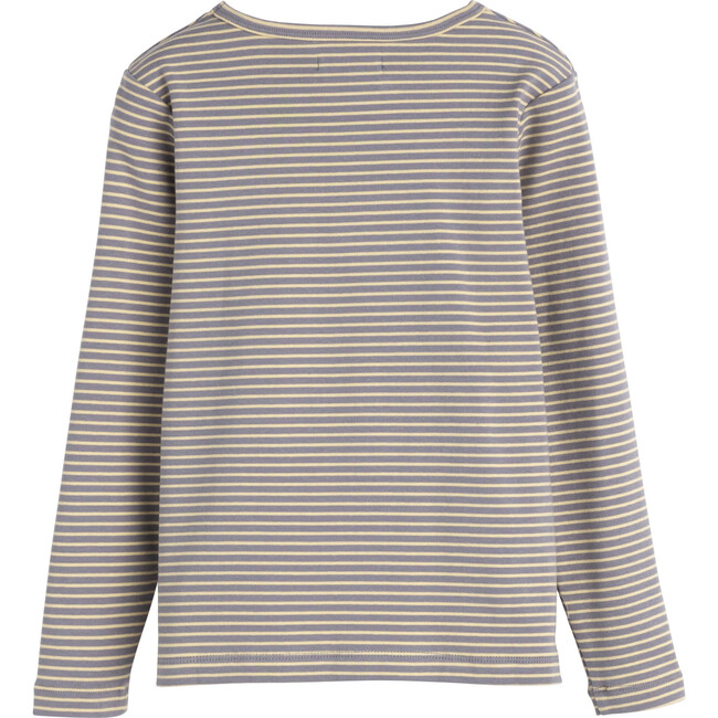 Ruby Striped Long Sleeve, Stone Stripe - Shirts - 3