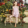 Imani Top, Mini Lavender Gingham - Shirts - 4