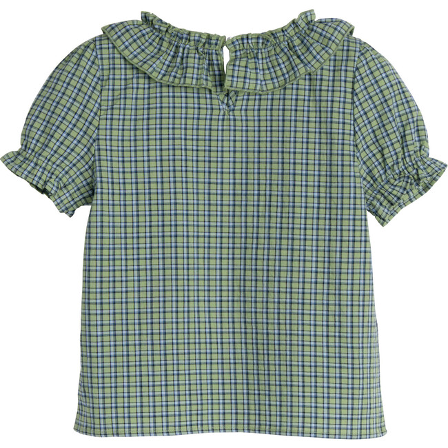 Nikita Top, Green Check - Shirts - 3