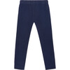Reese Ribbed Legging, Navy - Leggings - 1 - thumbnail