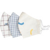 Kids Squiggles & Checks Mask Bundle, White Multi - Face Masks - 1 - thumbnail