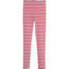 Reese Ribbed Legging, Red Stripe - Leggings - 1 - thumbnail