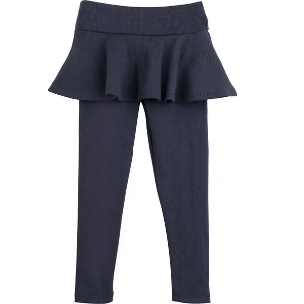 Luna Skirt Legging, Navy Blue - Maison Me Pants | Maisonette