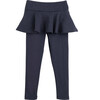 Luna Skirt Legging, Navy Blue - Leggings - 1 - thumbnail