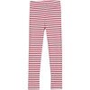 Reese Ribbed Legging, Darker Dusty Rose Stripe - Leggings - 3