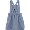 Millie Pinafore Dress, Dusty Blue - Dresses - 2