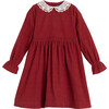Poppy Dress, Cranberry - Dresses - 1 - thumbnail