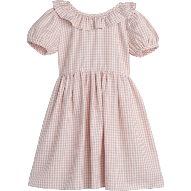 Blake Dress, Dusty Rose Gingham - Dresses - 1