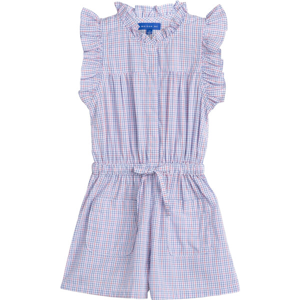 Maeve Romper, Multi Check - Maison Me Rompers | Maisonette