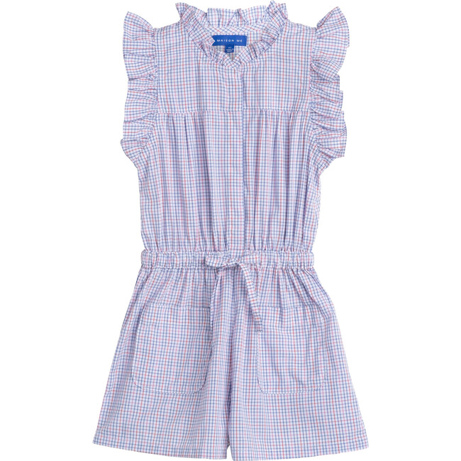 Maeve Romper, Multi Check - Rompers - 1
