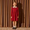 Poppy Dress, Cranberry - Dresses - 2