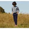 Max Button Down, Blue Check - Shirts - 7