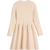 Lea Knit Dress, Winter Cream - Dresses - 3 - thumbnail