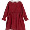 Poppy Dress, Cranberry - Dresses - 3