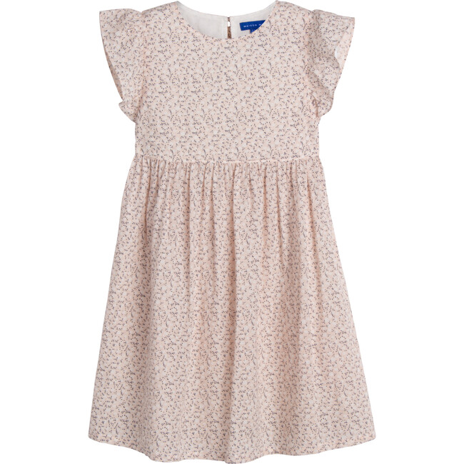 Lottie Dress, Light Pink Scattered Flower - Dresses - 1