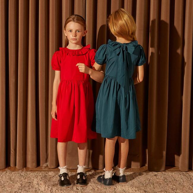 Sofia Dress, Peacock Blue - Dresses - 7