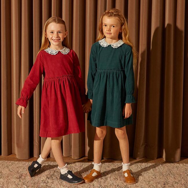 Poppy Dress, Cranberry - Dresses - 5