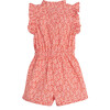 Maeve Romper, Pink Ditsy Floral - Rompers - 3