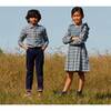 Max Button Down, Blue Check - Shirts - 8