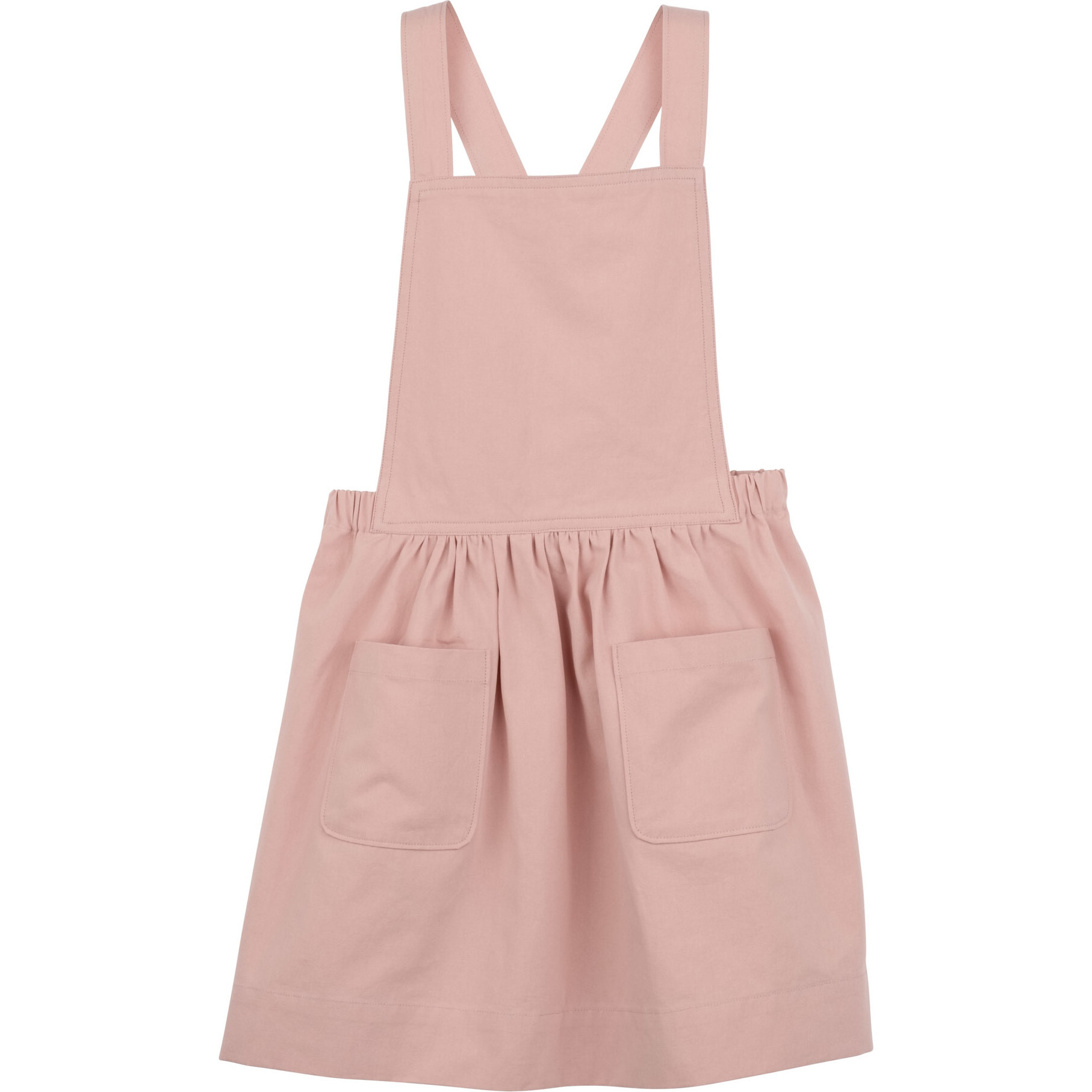 Millie Pinafore Dress Pale Pink Maison Me Dresses Maisonette