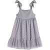 Anja Tulle Dress, Dusty Blue - Dresses - 3