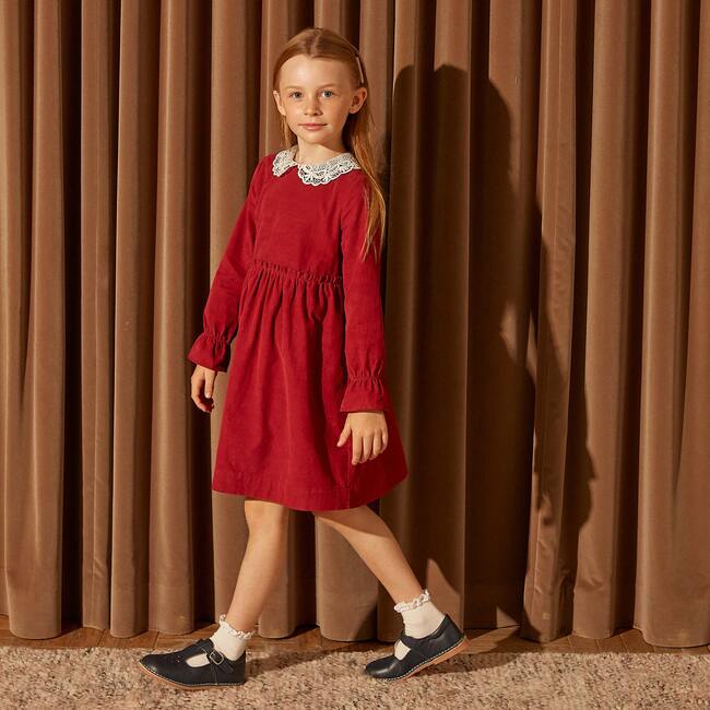 Poppy Dress, Cranberry - Dresses - 7