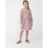 Marley Long Sleeve Jersey Dress, Dusty Rose Multi Stripe - Dresses - 2