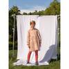 Emma Long Sleeve Collared Dress, Pink Graphic Flower - Dresses - 8