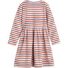 Marley Long Sleeve Jersey Dress, Dusty Rose Multi Stripe - Dresses - 3