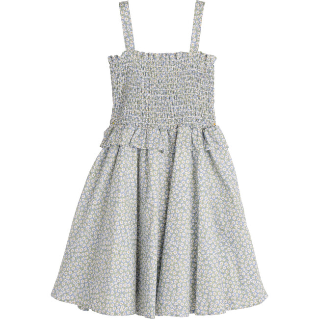 Naomi Dress, Blue Daisies - Dresses - 3