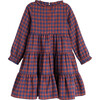 Clementine Tiered Dress, Red Multi Flannel - Dresses - 3