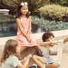 Tasmai Dress, Coral Rose - Dresses - 5